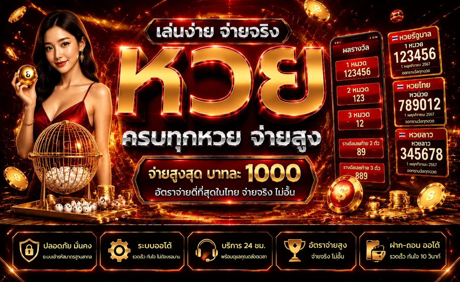 ผลหวยล่าสุดวันนี้ ตรวจหวยออนไลน์ทุกงวดที่ playgaming.ink