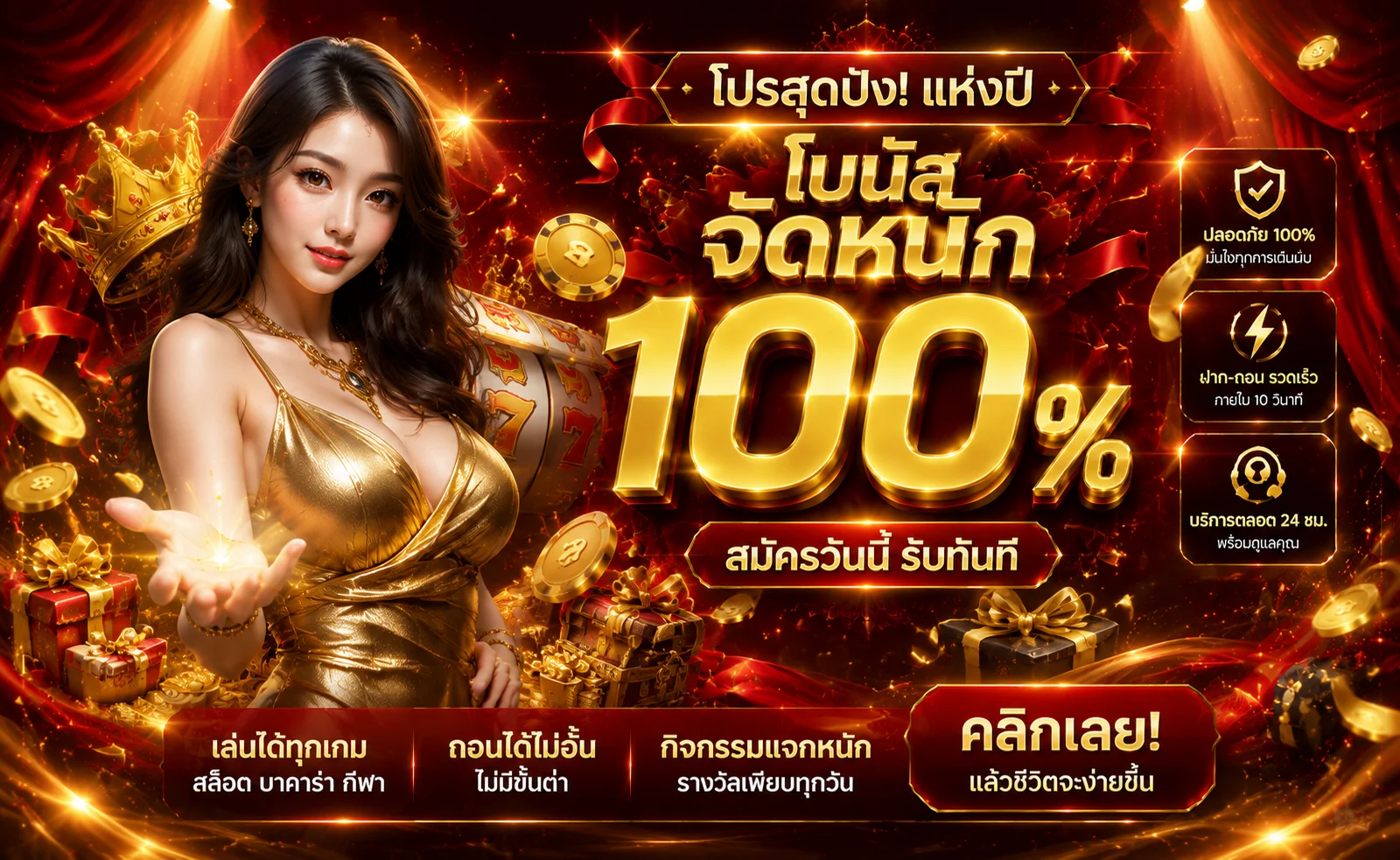 โปรโมชั่นเครดิตฟรีสล็อตสมาชิกใหม่ Playslotgame